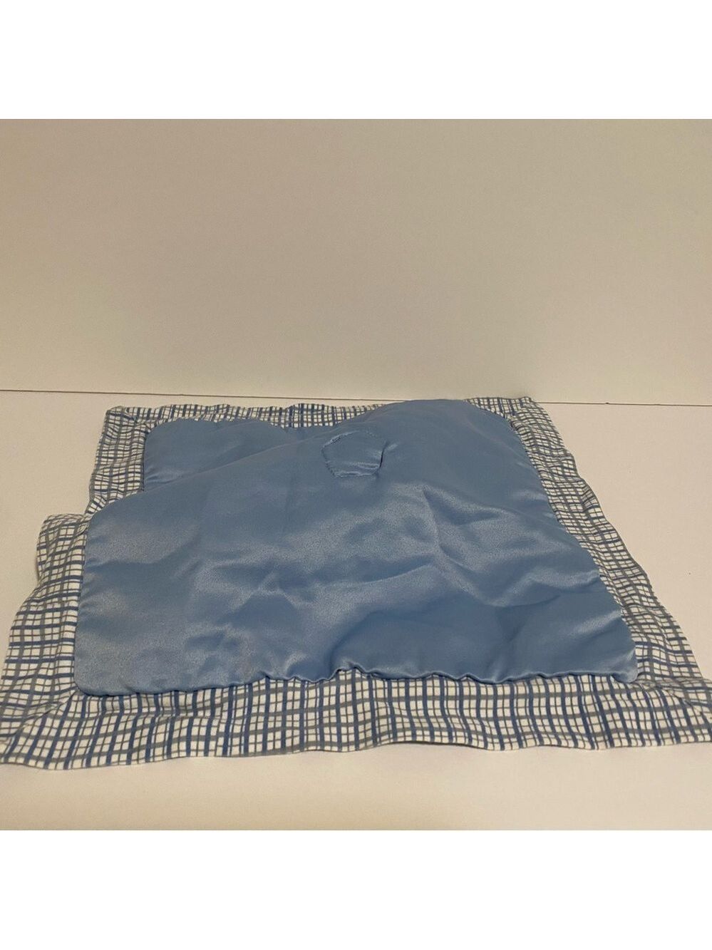 Baby Ganz Puppy Love Lovey Blue Plaid Dog Security Mini Blankies Boy - Picture 5 of 6